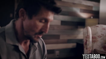 Horny mature stepdad and big dick teacher double penetrate petite teen beauty hardcore