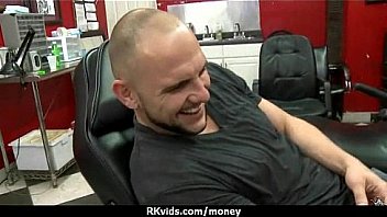 Amateur girl accepts cash for sex from stranger 27