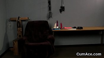 Sexy idol gets jizz load on her face sucking all the sperm