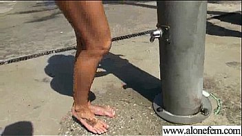 Nasty hot girl insert sex toys in holes to masturbate video 14