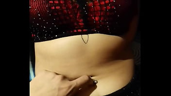 An orgasmic experience in the navel