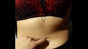 An orgasmic experience in the navel