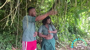 Sexy ebony girl with big boobs