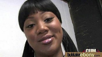 Ebony In A Huge Bukkake 17 thumbnail