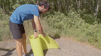 Me follo a una influencer frente al mirador