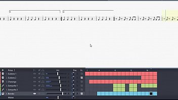 Tablatura multipista