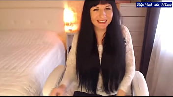 Little titty brunette helga muah partial strip & tease