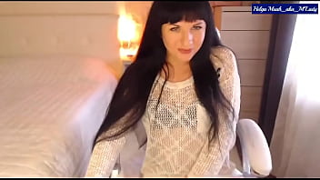 Little titty brunette helga muah partial strip & tease