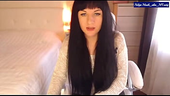 Little titty brunette helga muah partial strip & tease