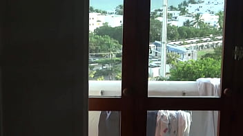 On the beach enjoying stepmom's big hairy pussy i ask her permission to put my cock in her