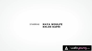 Petite babes have romantic fuck