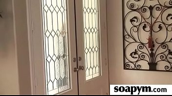 Beautiful masseuse pleasuring her client 11