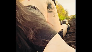 Rubynalexfantasy ruby gets railed on the railroad