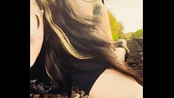 Rubynalexfantasy ruby gets railed on the railroad