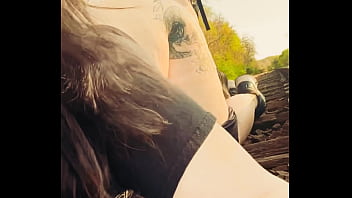 Rubynalexfantasy ruby gets railed on the railroad