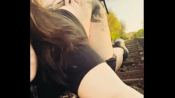 Rubynalexfantasy ruby gets railed on the railroad