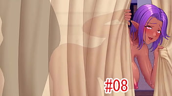 勇者羅依的婚禮08 黑肉妖精與導演做愛 差點被勇者發現