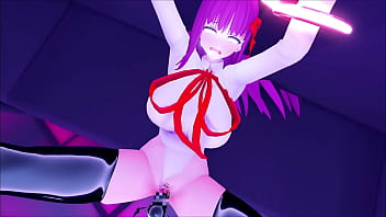 Girl goes dildo riding and dancing