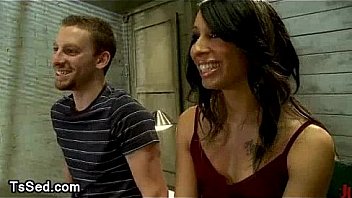 Tranny Fucks Guy In Missionary Position Over The Desk thumbnail