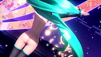 Vocaloid twintails miku nude dancing pv mod by nutsuki suu