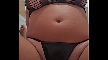 X woman in sexy lingerie and perfect ass gets fucked on the sofa