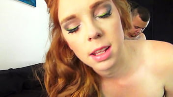 Backdoor cherry busty redhead gets all her holes fucked