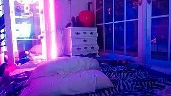 Blonde small tits anal using sticky toy