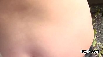 Sweet teenie sucks cock in pov and gets tight cunt nailed