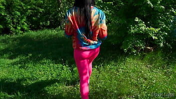 Slutty hippie jerked me off for free in her tent