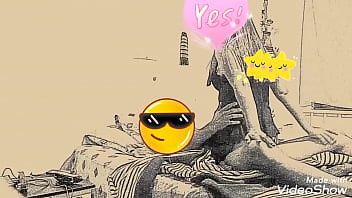 Lo seduce montandolo con lenceria