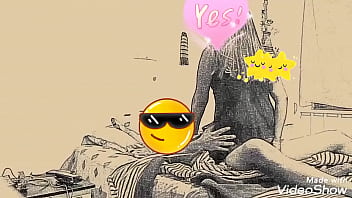 Lo seduce montandolo con lenceria