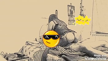 Lo seduce montandolo con lenceria