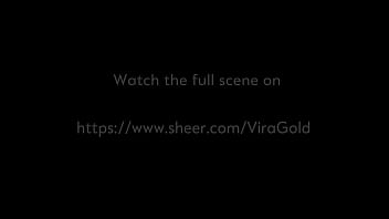 Sexy brunette with nice tits home fucked and cum in mouth