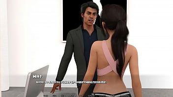 Amateur model in photo studio