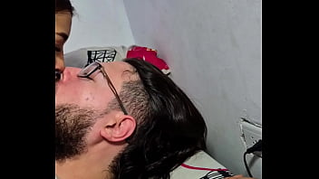 The cleaning lady is sad because her husband left for the us; her boss brightens her day