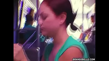 Bus blowjob brandi belle