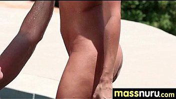 Nuru massage ends with a hot shower fuck 4