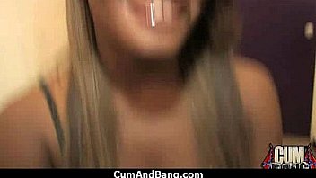 Black slut group in her mouth 17