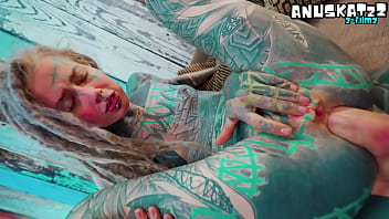 Dreadhead in heels bwc's anal gape facial gapes anal facial