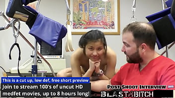 Raya nguyen sucks dick twice before getting fucked by doctor pov version