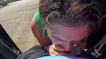 Pov blowing sd and getting face painted