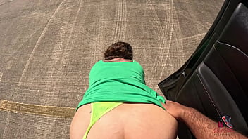 Pov blowing sd and getting face painted