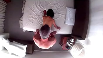 Asian housemaid gets her pussy fucked before breakfast