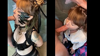 Cosplayer deepthroats her photographer's big juicy cock olivia jarden