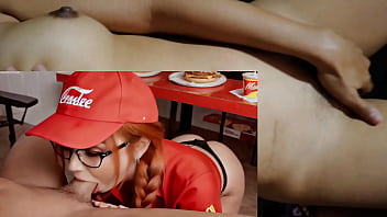 Mcdonald's girl worker fuck in shop