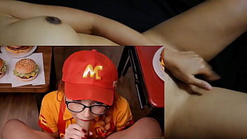 Mcdonald's girl worker fuck in shop