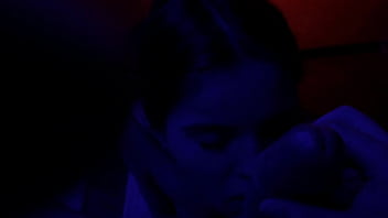 Christmas blowjob and ass licking tiny petite teen pov