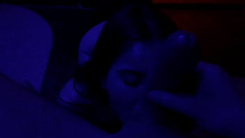 Christmas blowjob and ass licking tiny petite teen pov