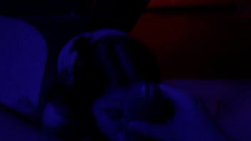 Christmas blowjob and ass licking tiny petite teen pov