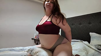 Humping a pillow then riding you